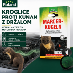 Kroglice proti kunam Dr. Stähler z držalom za vonjalno zaščito motornega prostora avtomobila – 2 kroglici, SKU 1503