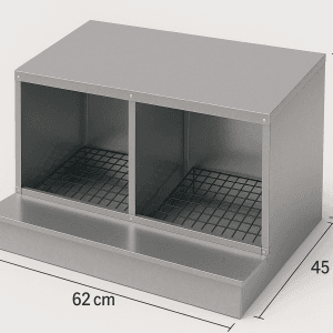 dvojno gnezdo za kokoške