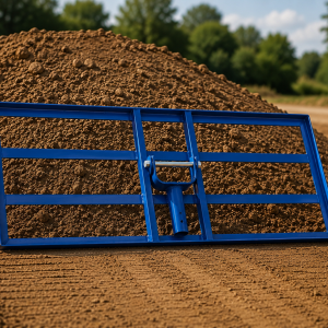 Izravnalne grablje Roland za ravnanje trate, peskanje in top dressing. 6 modelov od 50 × 25 do 190 × 60 cm.