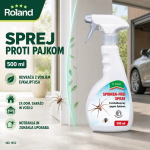 Sprej proti pajkom Dr. Stähler 500 ml za odvračanje pajkov iz doma, garaže, kleti in vozila