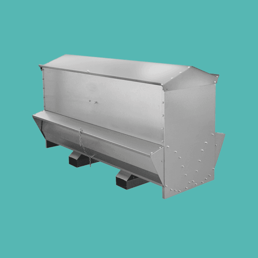 Krmilnik za perutnino 500 kg – galvaniziran profesionalni silos