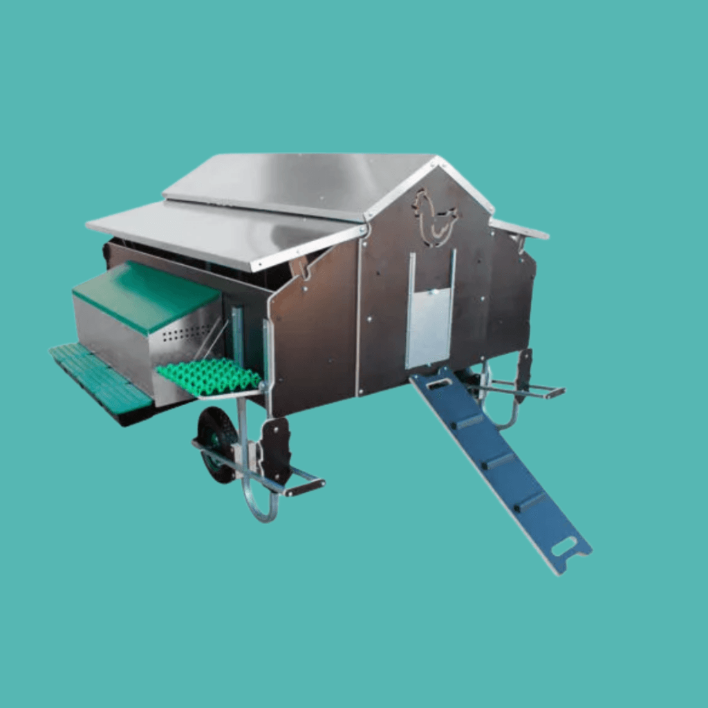 Mobilni kokošnjak Dubai – premični kurnik za 25–30 kokoši 