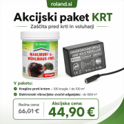 Akcijski paket proti krtom in voluharjem s 100 repelentnimi kroglicami za 100 m² in podzemnim odganjalcem KEMO M069N brez napajalnika