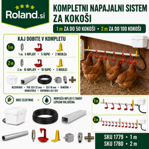 Napajalni sistem komplet 1 ali 2 metra dolžine
