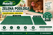 Zelena podloga za kletke in gnezda – čistejše okolje, manj dela