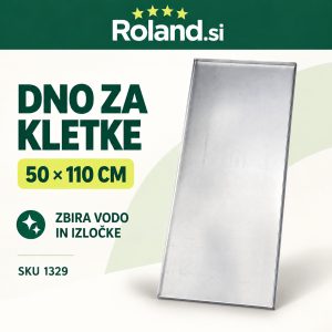 Dno za kletke 50 × 110 cm za zbiranje vode in živalskih izločkov