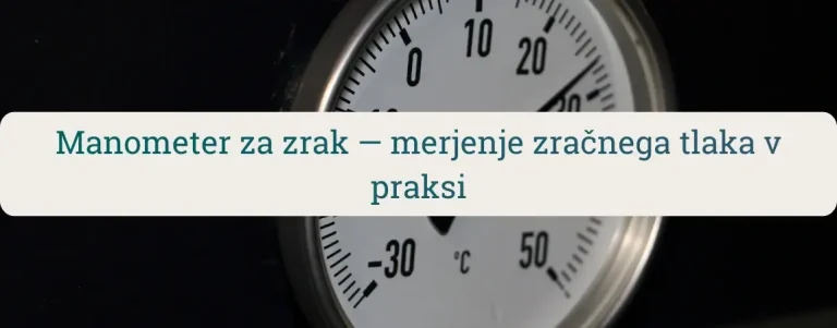 Manometer za zrak – analogni merilnik za merjenje zračnega tlaka pri kompresorju, škropilnici in pnevmatikah