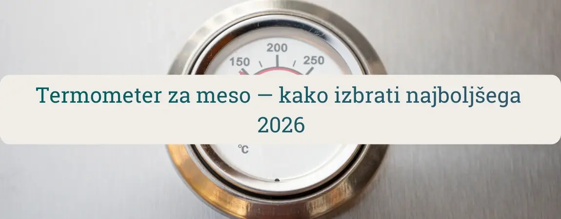 Termometer za meso z analognim prikazom temperature v pečici – vodnik za izbiro 2026