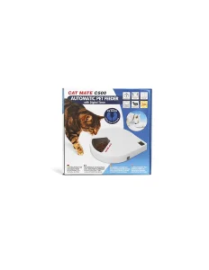 Avtomatski podajalnik hrane C500 za pse in mačke s petimi posodami za hrano in digitalnim časovnikom za samodejno hranjenje