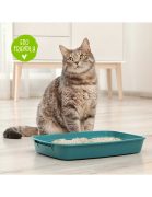 CAT&RINA BeNatural tofu mačji pesek 10 L naravni rastlinski mačji pesek iz sojinih vlaken z dobrim vpijanjem vonjav in grudicam