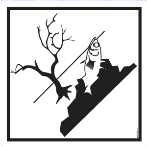 Nalepka oznaka za okolju nevarno snov 250 x 250 mm