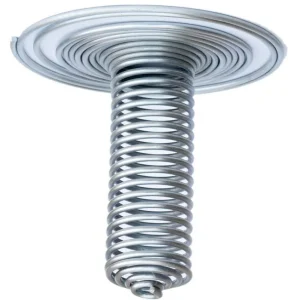 Antistresni kovinski dozirnik krme za kokoši iz inox žice