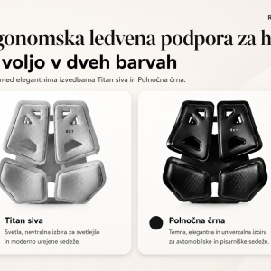 ergonomska avtomobilska ledvena opora BKT, ledvena opora za avto, avtomobilska ledvena opora, opora za ledveni del hrbta, zaščita hrbtenice pri sedenju, podpora hrbtenici v avtu, ledvena podpora za sedež, opora za hrbet v avtu, BKT ledvena opora, patentirana ledvena opora, nagrajena ergonomska opora, globalno priljubljena ledvena opora, ergonomska opora za hrbet, ledvena opora za voznike, ledvena opora za pisarno, opora za hrbet pri sedenju, avtomobilska opora za hrbet, opora za spodnji del hrbta, ledvena opora za dolge vožnje, udobje pri vožnji, ergonomski avtomobilski dodatek, opora za avtomobilski sedež, ledvena opora za pisarniški stol, podpora hrbtu pri vožnji, avtomobilski dodatki Roland.si, BKT avtomobilska opora, ledvena opora Polnočna črna, ledvena opora Titan siva, 4-conska ledvena opora, opora za hrbet 4 cone, ledvena opora za dolgotrajno sedenje, ledvena opora 456,8 × 163,9 × 473,3 mm