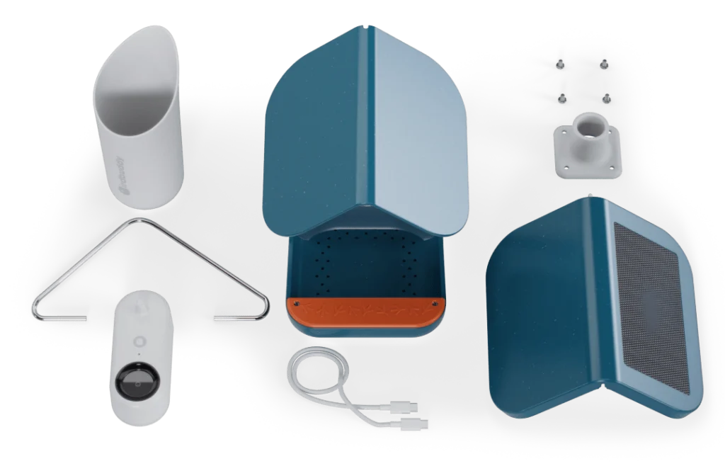 Birdbuddy PRO Solar – pametni AI hranilnik za ptice z 2K HDR kamero in solarnim napajanjem - slika 6