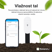 Pametni Zigbee meter za zemljo 3 v 1 je brezžični senzor za spremljanje vlage zemlje, temperature in zračne vlage prek pametne aplikacije oziroma sistema pametnega doma. Podpira Zigbee 3.0, Tuya/Smart Life, Home Assistant in Zigbee2MQTT, zato je primeren za lončnice, zelišča, rastlinjake, visoke grede, vrtove in pametno avtomatizacijo zalivanja.