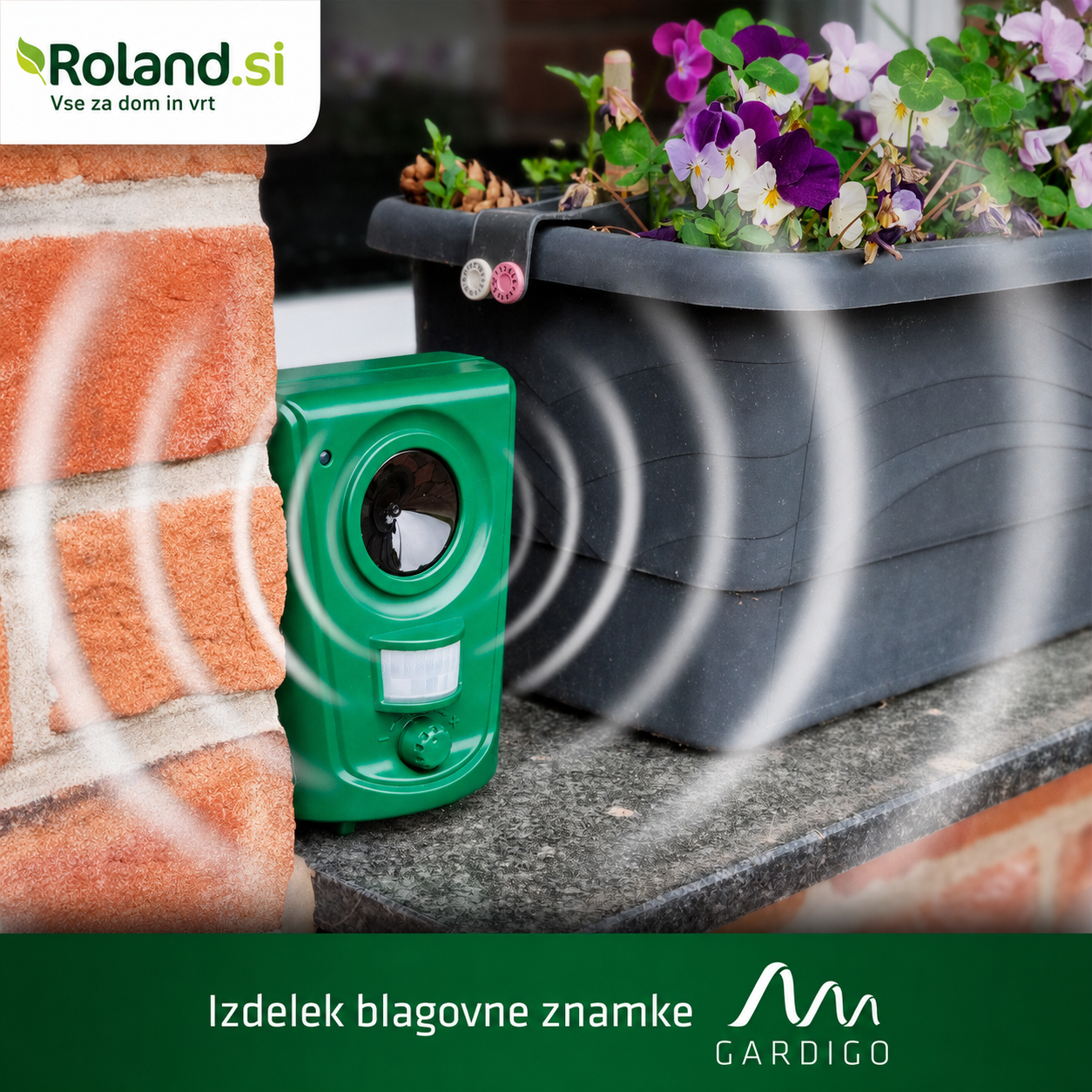 Odganjalec mačk in psov Gardigo – ultrazvočni odganjalec s senzorjem gibanja - slika 6