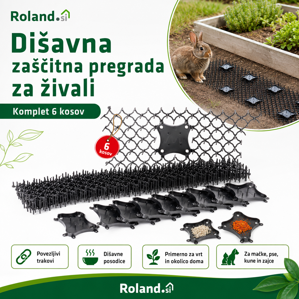 bodičaste pregrade z odstranljivimi posodicami za vonj