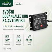 Zvočni odganjalec kun za avto 12 V za zaščito kablov, cevi in izolacije v motornem prostoru