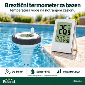 bežični termometar za bazen, plutajući termometar za bazen, digitalni termometar za vodu, termometar za jacuzzi, wireless pool thermometer, floating pool thermometer, Funk Poolthermometer, digitales Poolthermometer
